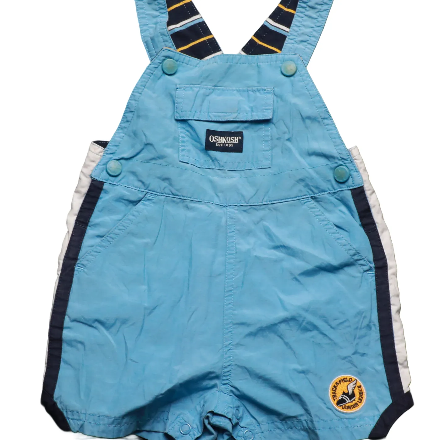 OshKosh Kids Shortall Dungarees Blue Age 3-6M