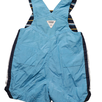 OshKosh Kids Shortall Dungarees Blue Age 3-6M