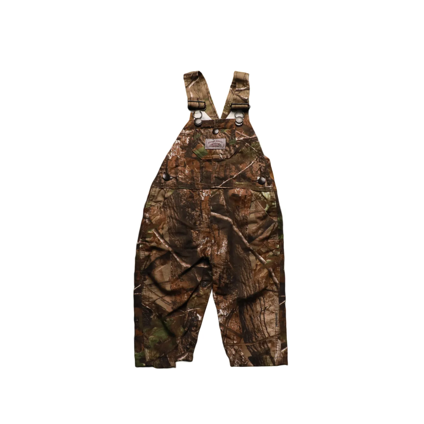 Round House Kids Tree Print Dungarees Blue Age 24M