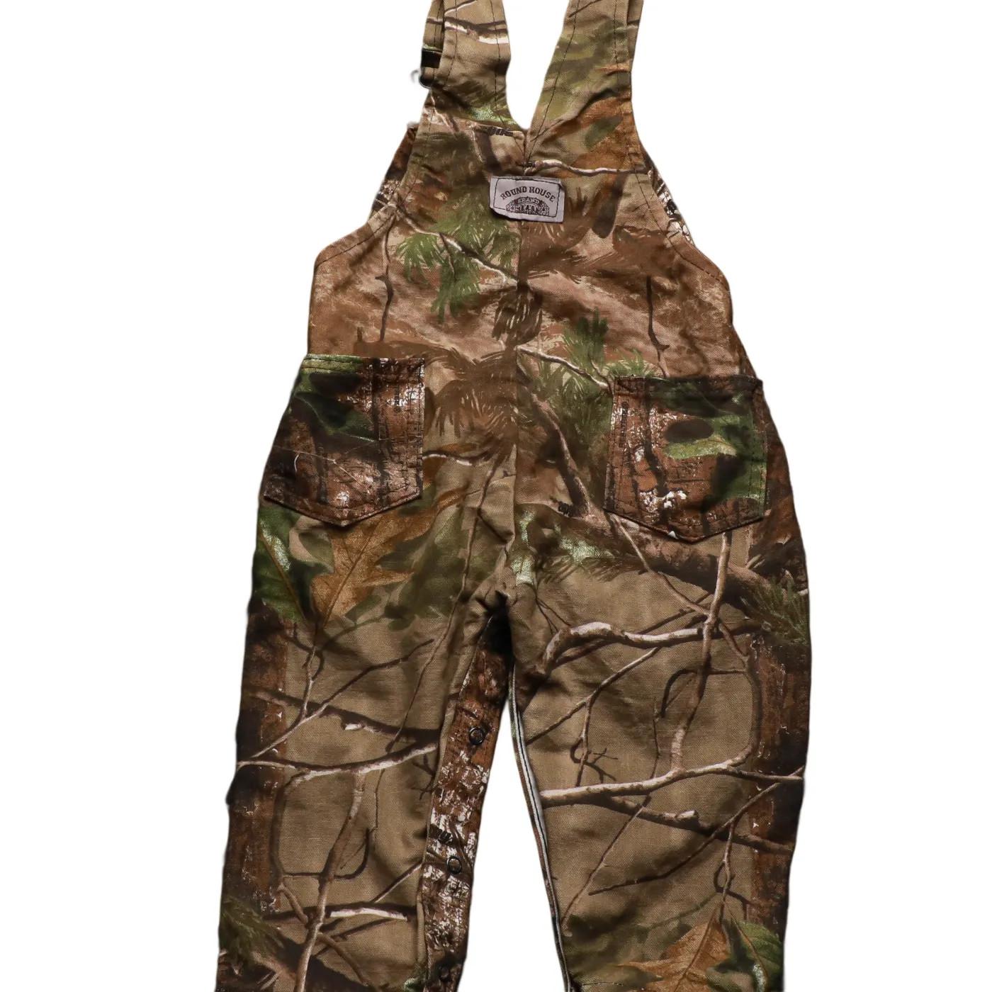 Round House Kids Tree Print Dungarees Blue Age 24M