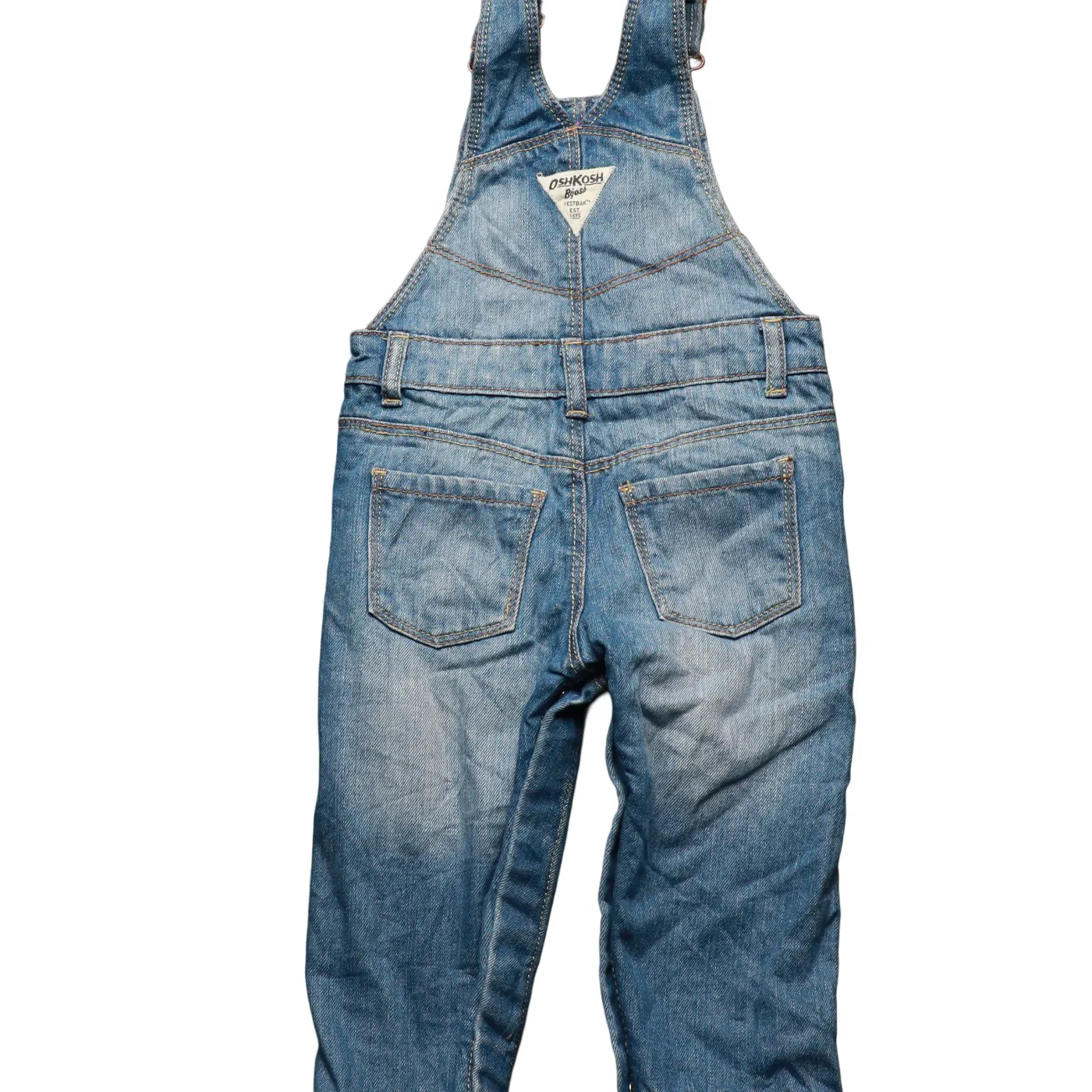OshKosh Kids Fleece Lined Dungarees Blue Age 12M