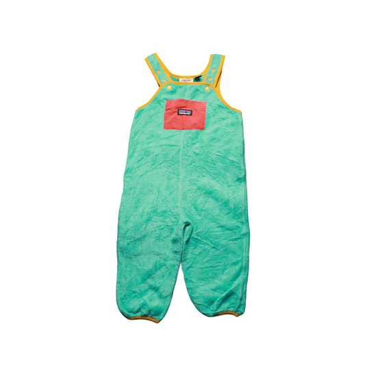Patagonia Kids Fleece Dungarees Green Age 2T