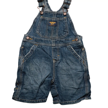 OshKosh Kids Shortall Dungarees Blue Age 24M