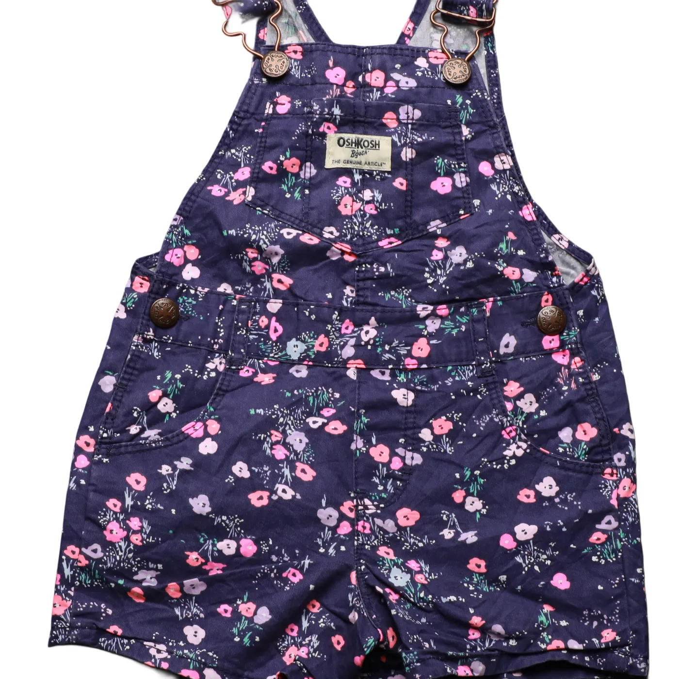 OshKosh Kids Shortall Dungarees Multi Age 2T