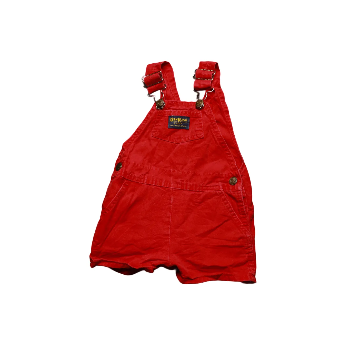 OshKosh Kids Shortall Dungarees Red Age 18M