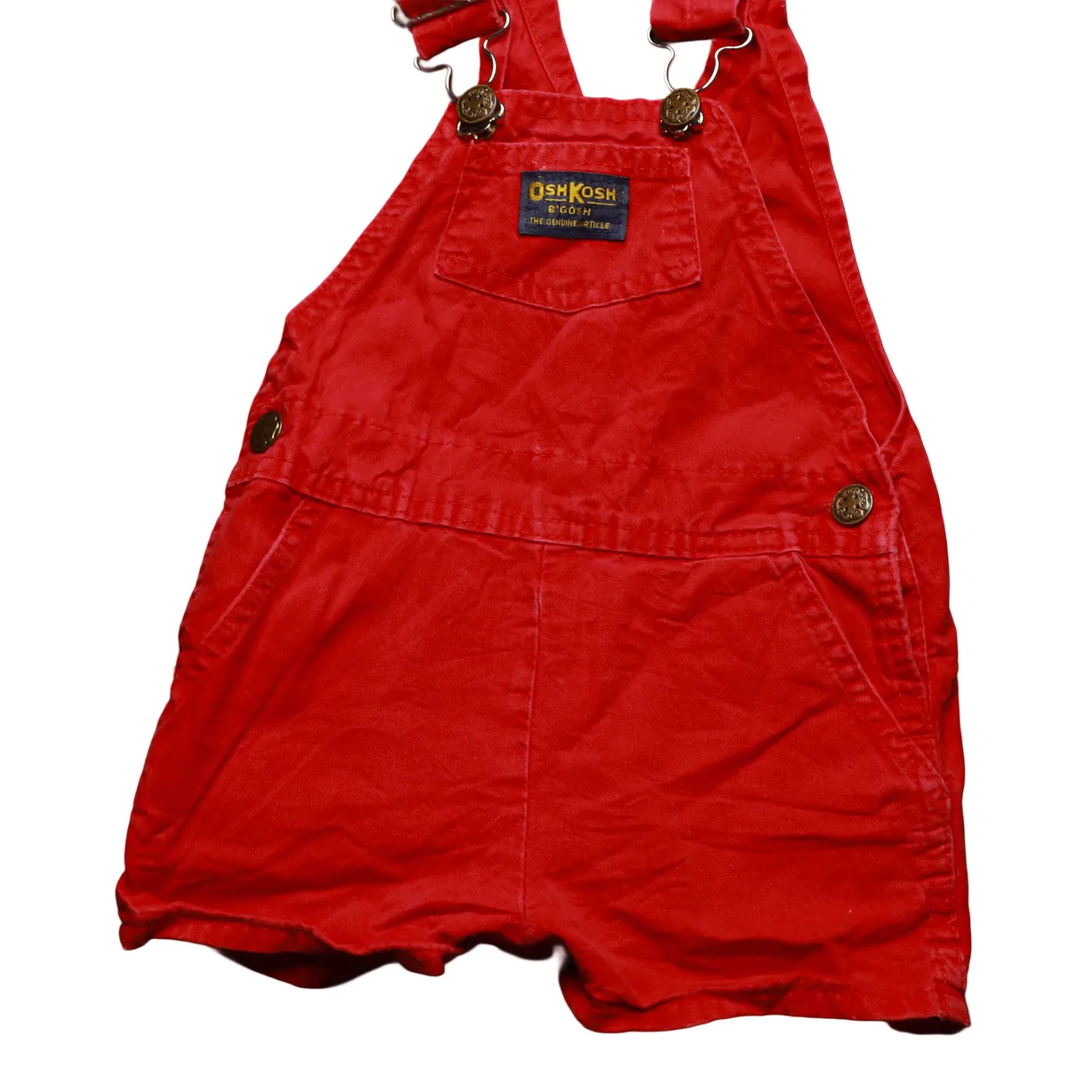 OshKosh Kids Shortall Dungarees Red Age 18M