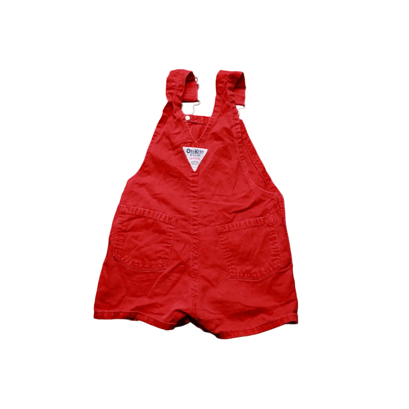 OshKosh Kids Shortall Dungarees Red Age 18M