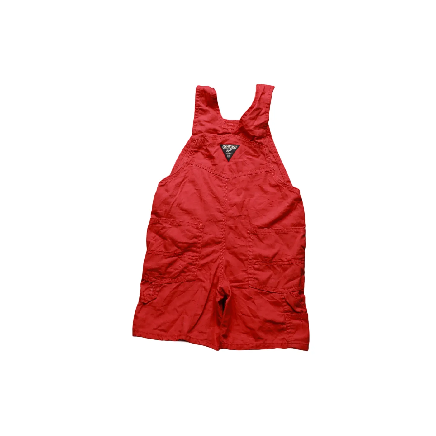 OshKosh Kids Shortall Dungarees Red Age 4Y