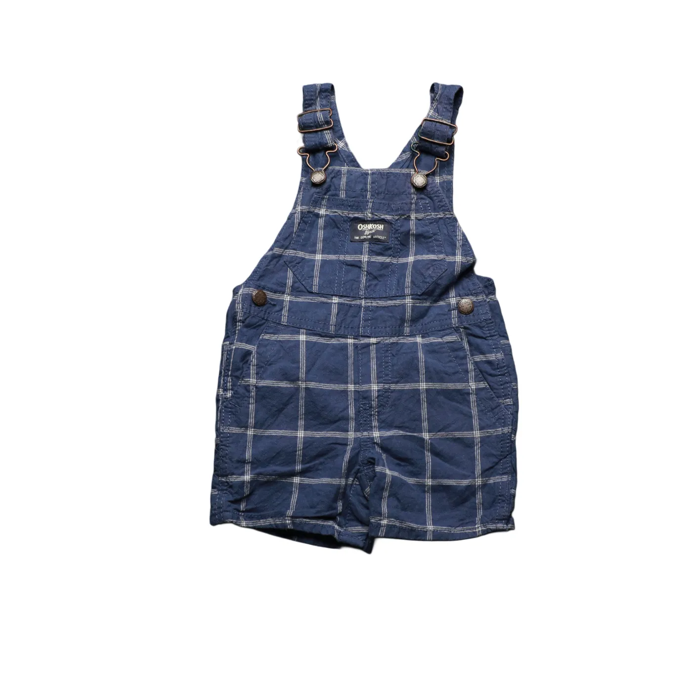 OshKosh Kids Shortall Dungarees Blue Age 12M