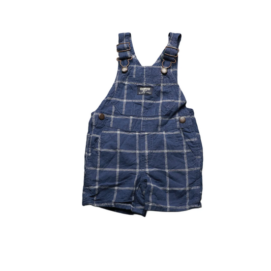 OshKosh Kids Shortall Dungarees Blue Age 12M