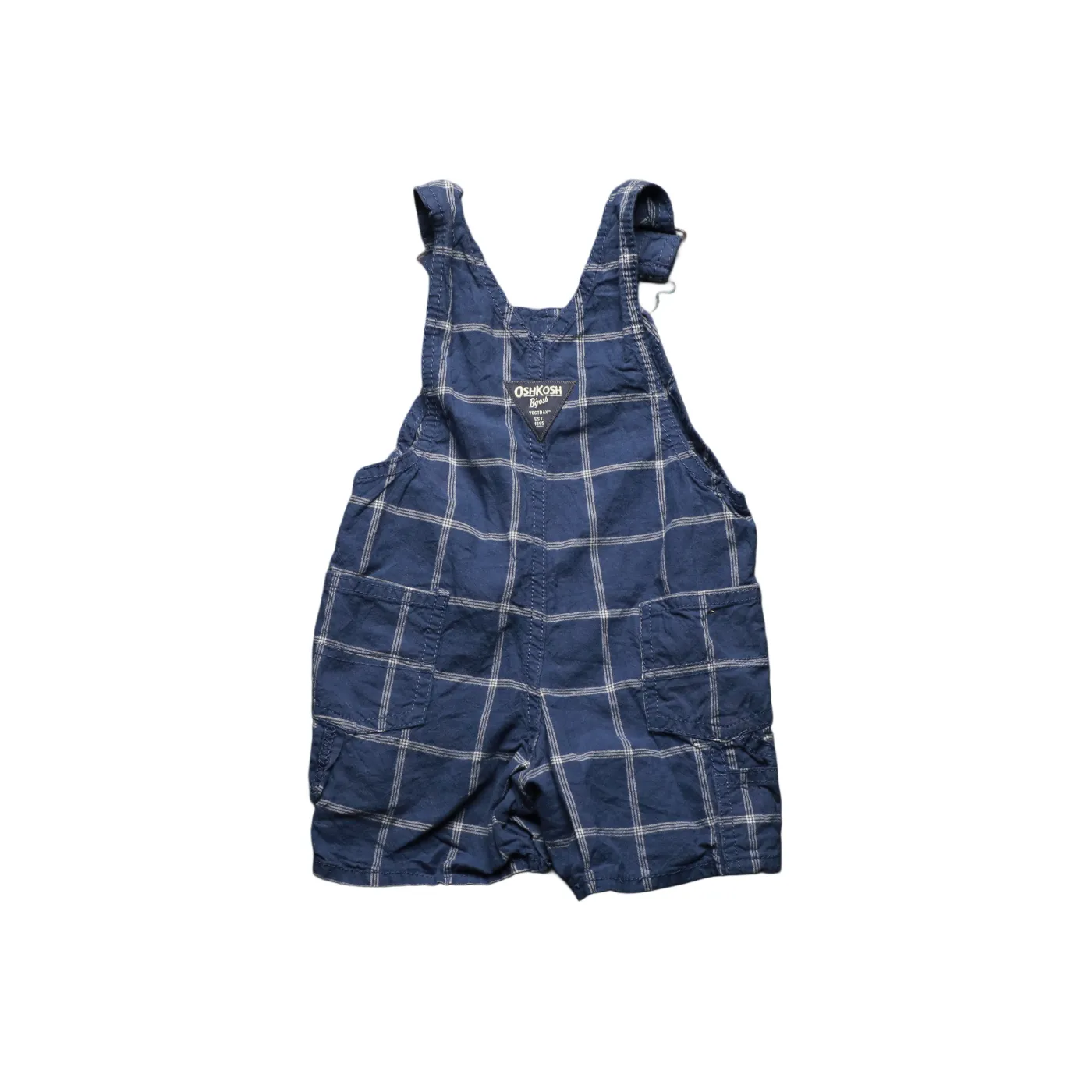 OshKosh Kids Shortall Dungarees Blue Age 12M