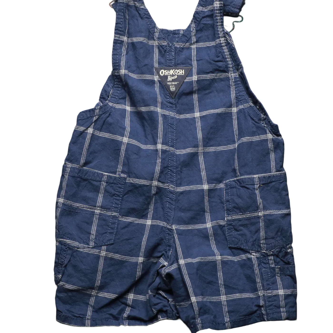 OshKosh Kids Shortall Dungarees Blue Age 12M