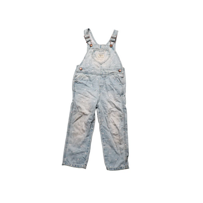 OshKosh Kids Heart Dungarees Blue Age 4Y