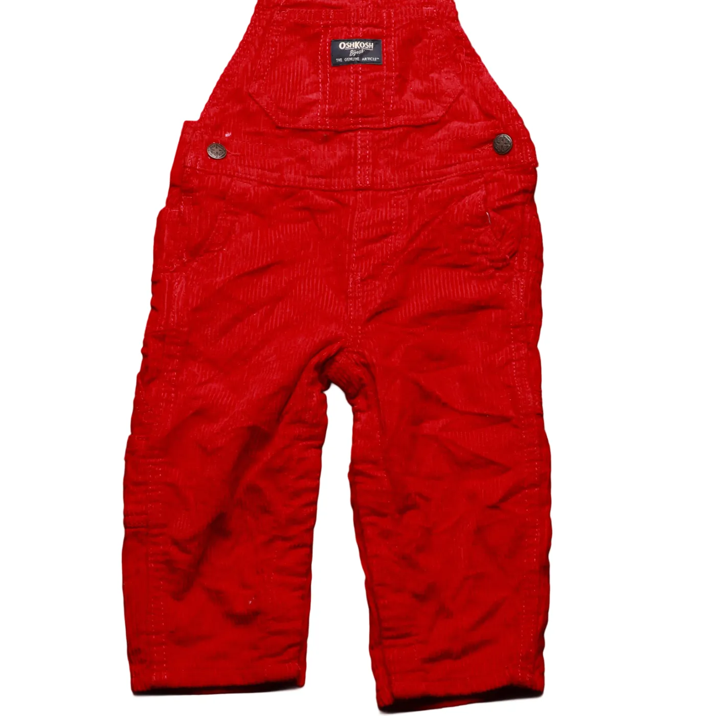 OshKosh Kids Corduroy Dungarees Red Age 12M