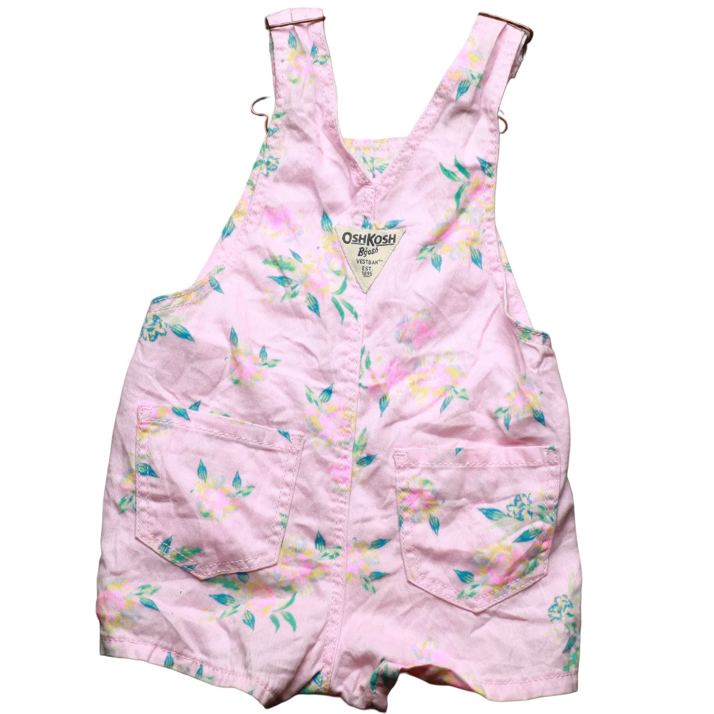 OshKosh Kids Floral Print Dungarees Multi Age 9M
