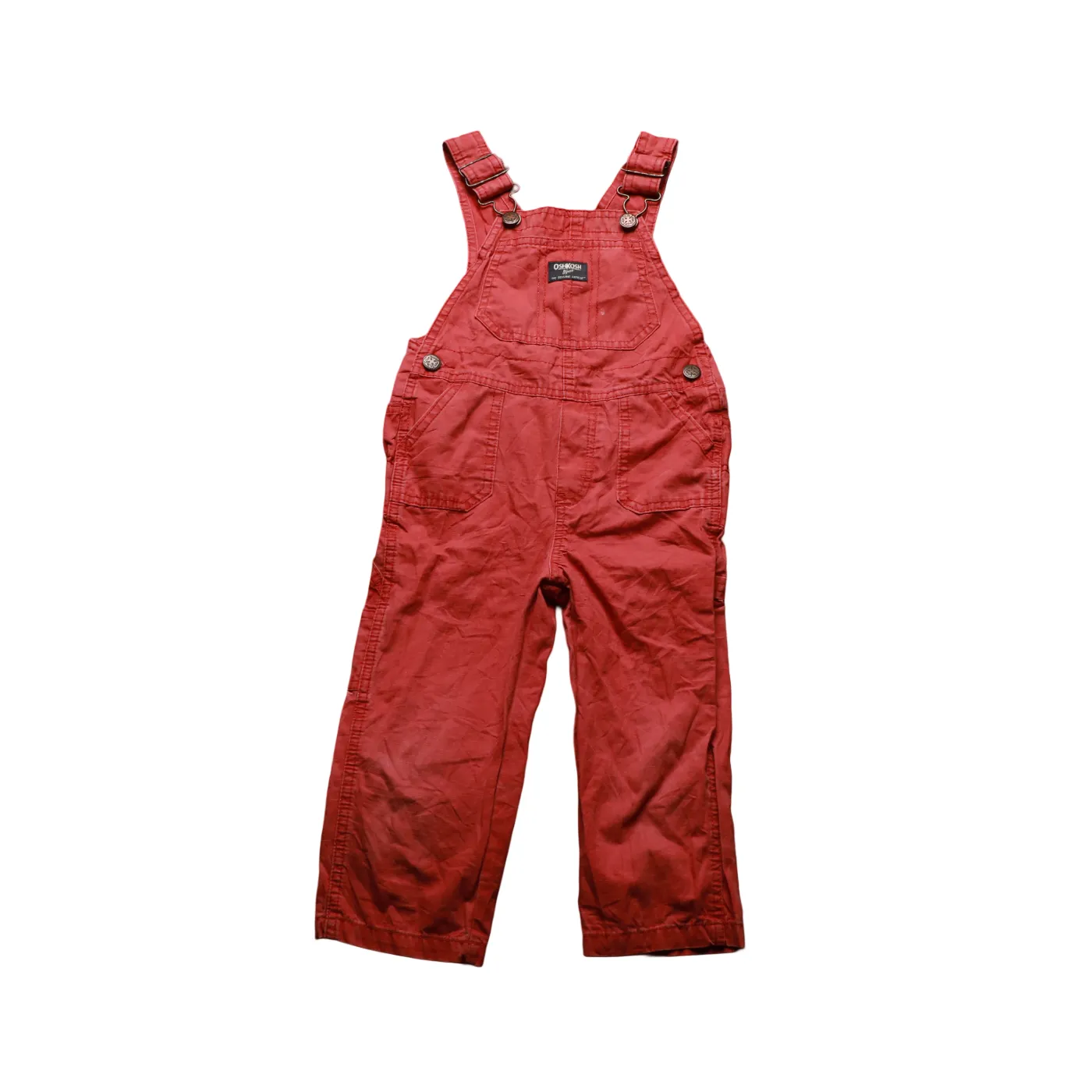 OshKosh Kids  Dungarees Red Age 3Y