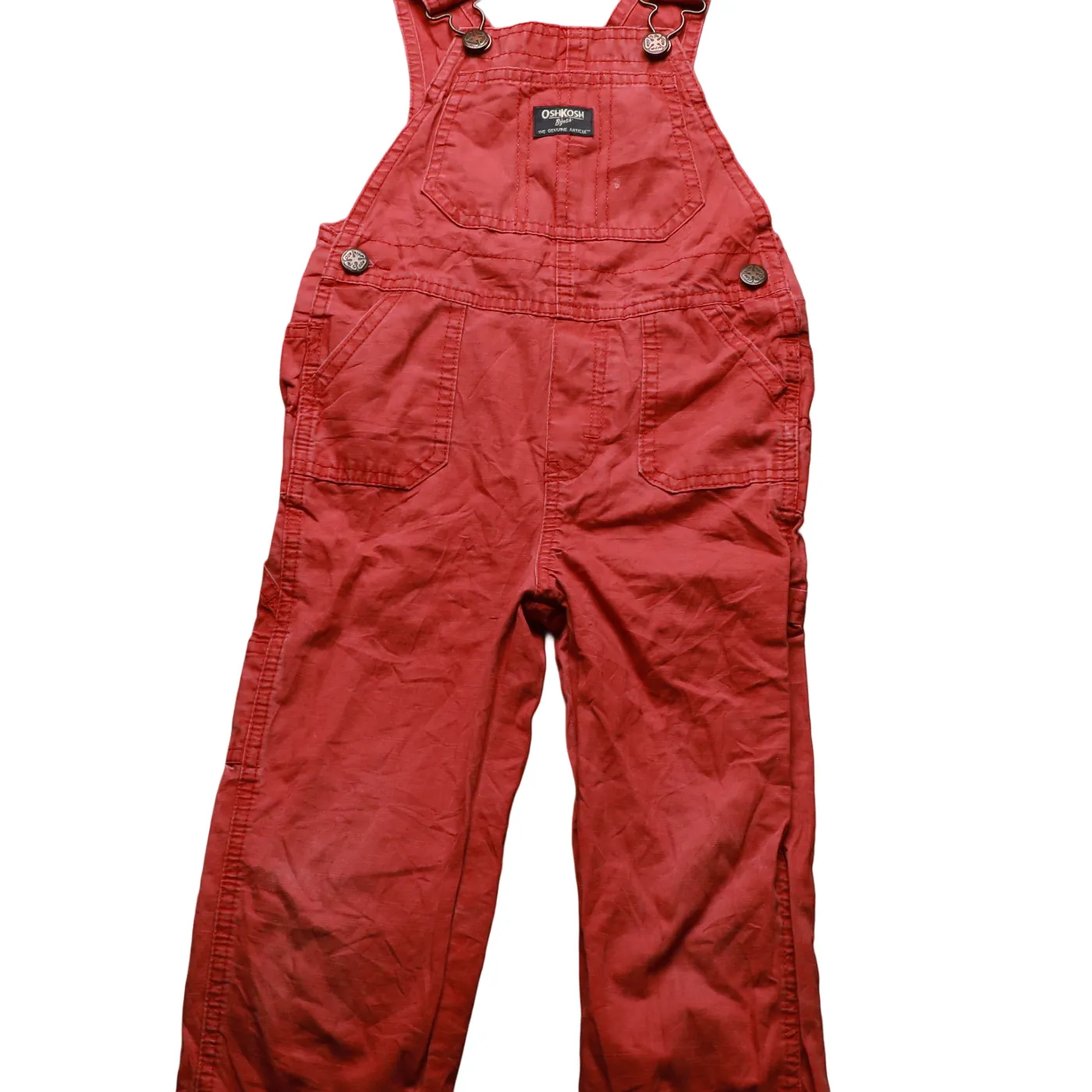 OshKosh Kids  Dungarees Red Age 3Y