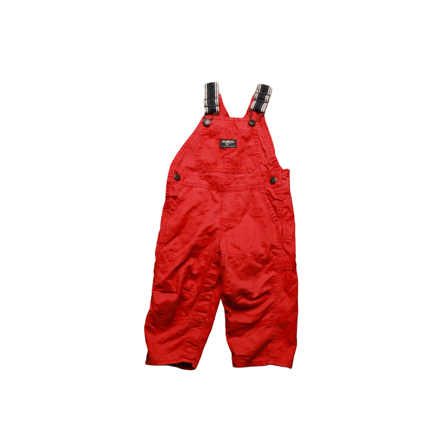 OshKosh Kids  Dungarees Red Age 12M