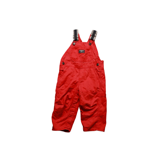 OshKosh Kids  Dungarees Red Age 12M
