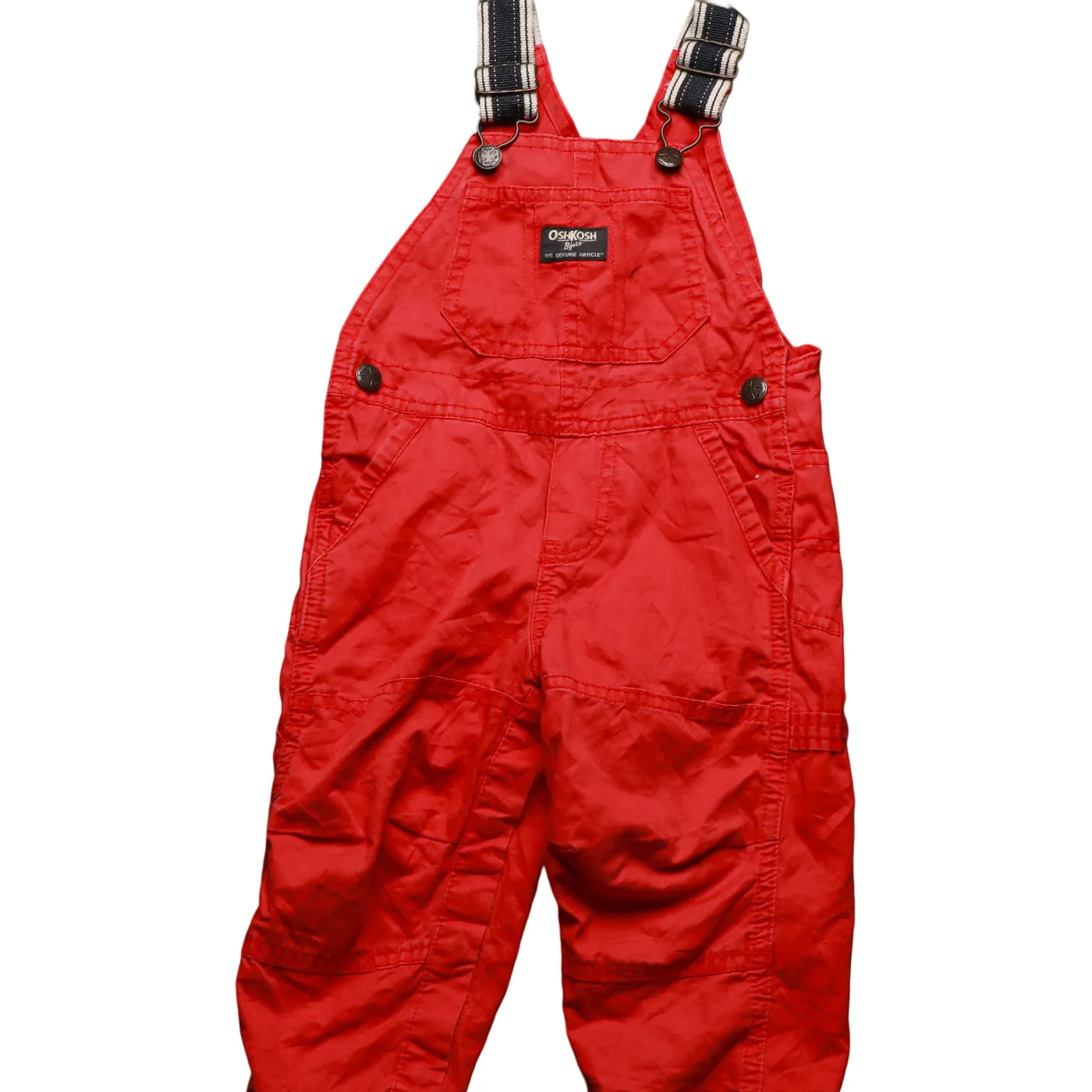 OshKosh Kids  Dungarees Red Age 12M