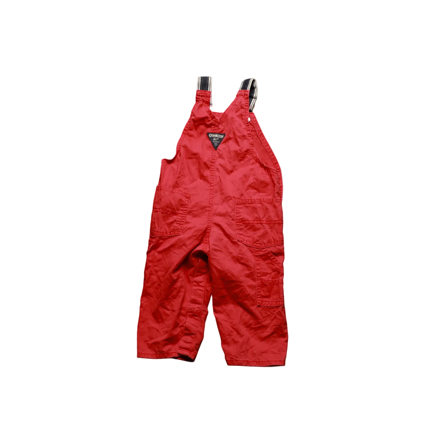 OshKosh Kids  Dungarees Red Age 12M