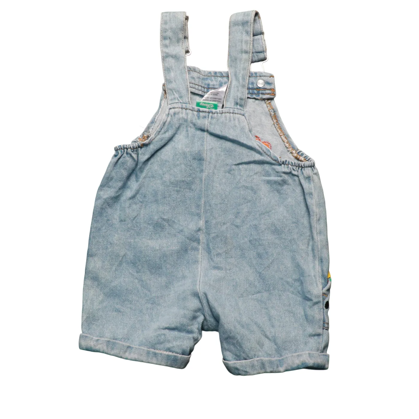 Disney Kids Shortall Dungarees Blue Age 12M