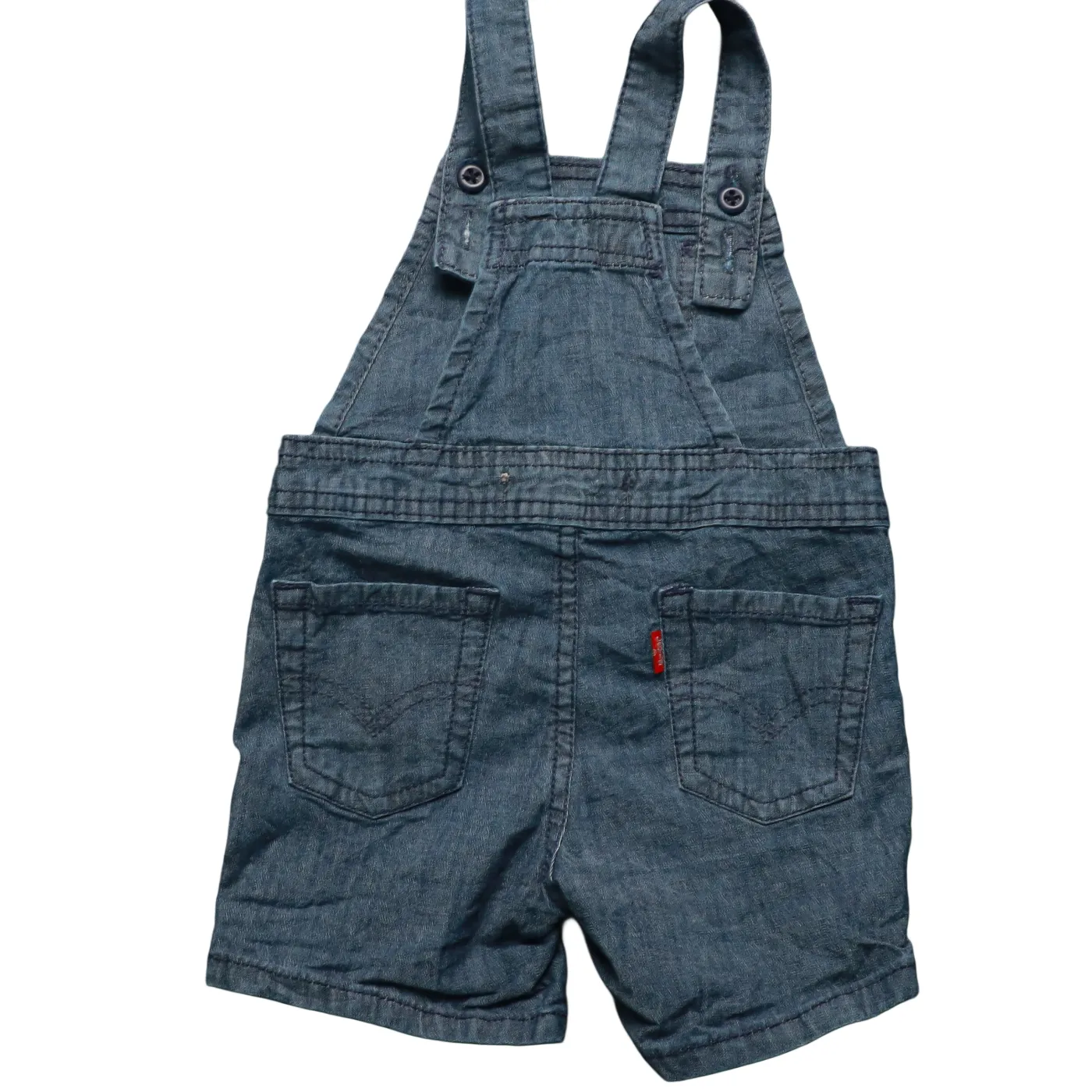 Levis Kids Shortall Dungarees Blue Age 9M