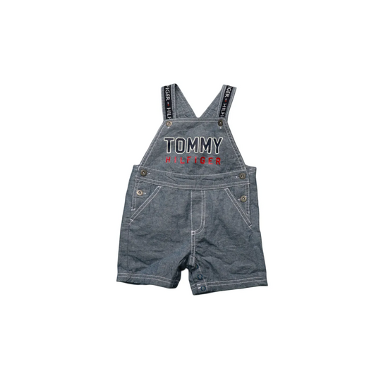 Tommy Hilfiger Kids Shortall Dungarees Blue Age 12M