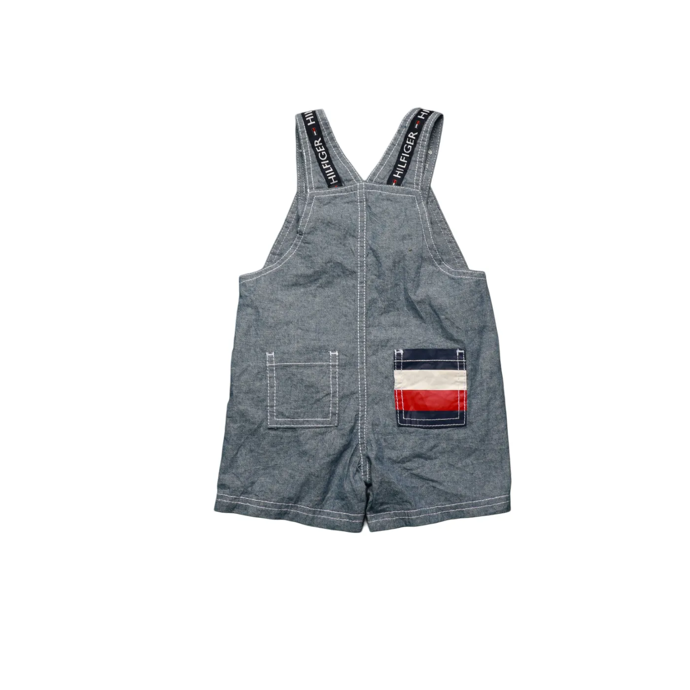 Tommy Hilfiger Kids Shortall Dungarees Blue Age 12M