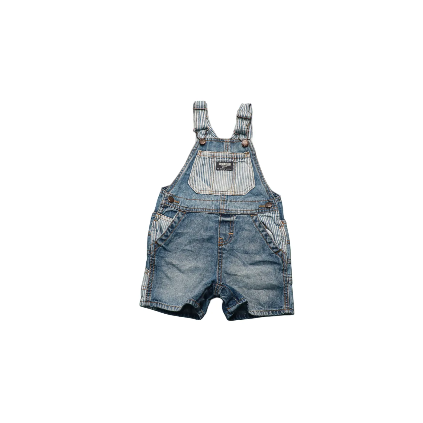 OshKosh Kids Shortall Dungarees Blue Age 18M
