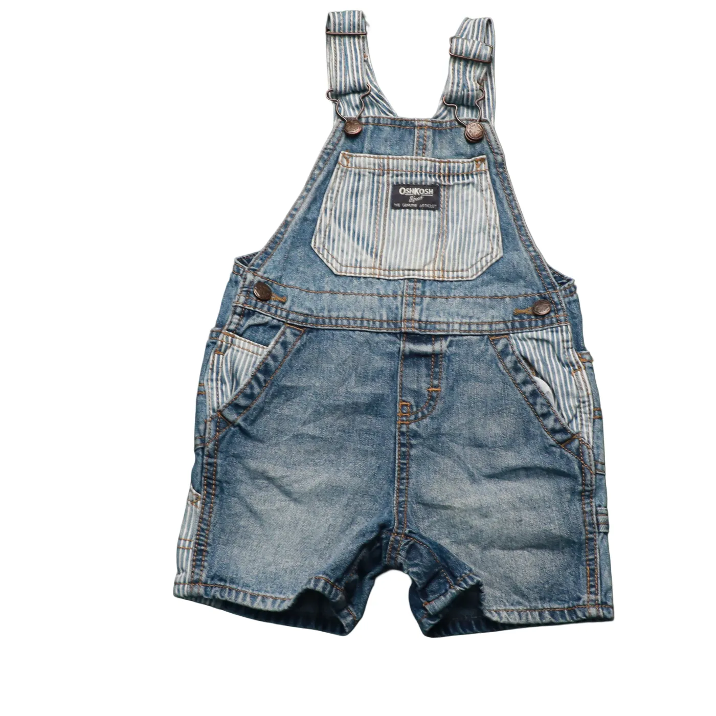 OshKosh Kids Shortall Dungarees Blue Age 18M