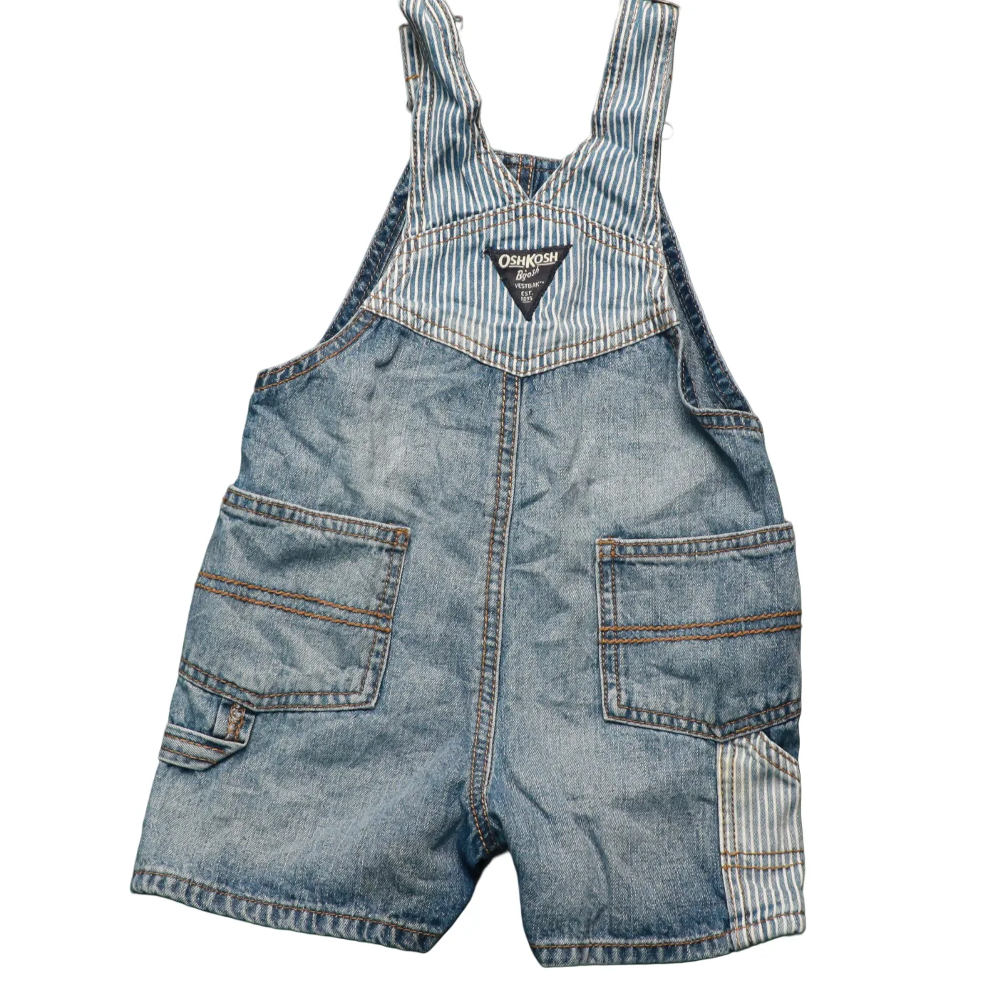 OshKosh Kids Shortall Dungarees Blue Age 18M
