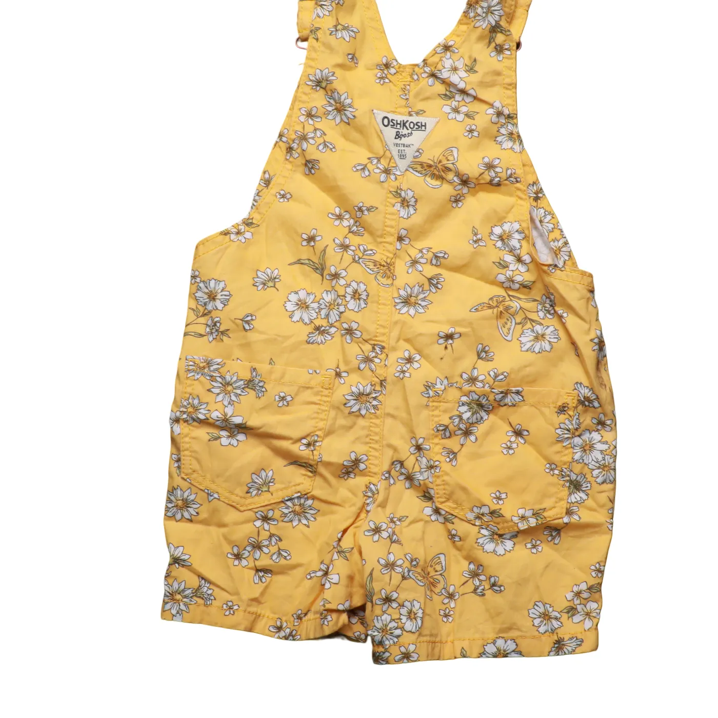 OshKosh Kids Floral Shortall Dungarees Multi Age 2T