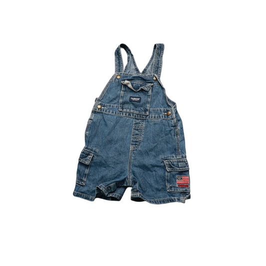 OshKosh Kids Shortall Dungarees Blue Age 18M