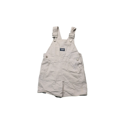 OshKosh Kids Shortall Dungarees Beige Age 4Y