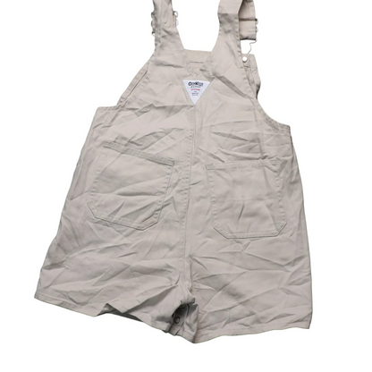 OshKosh Kids Shortall Dungarees Beige Age 4Y