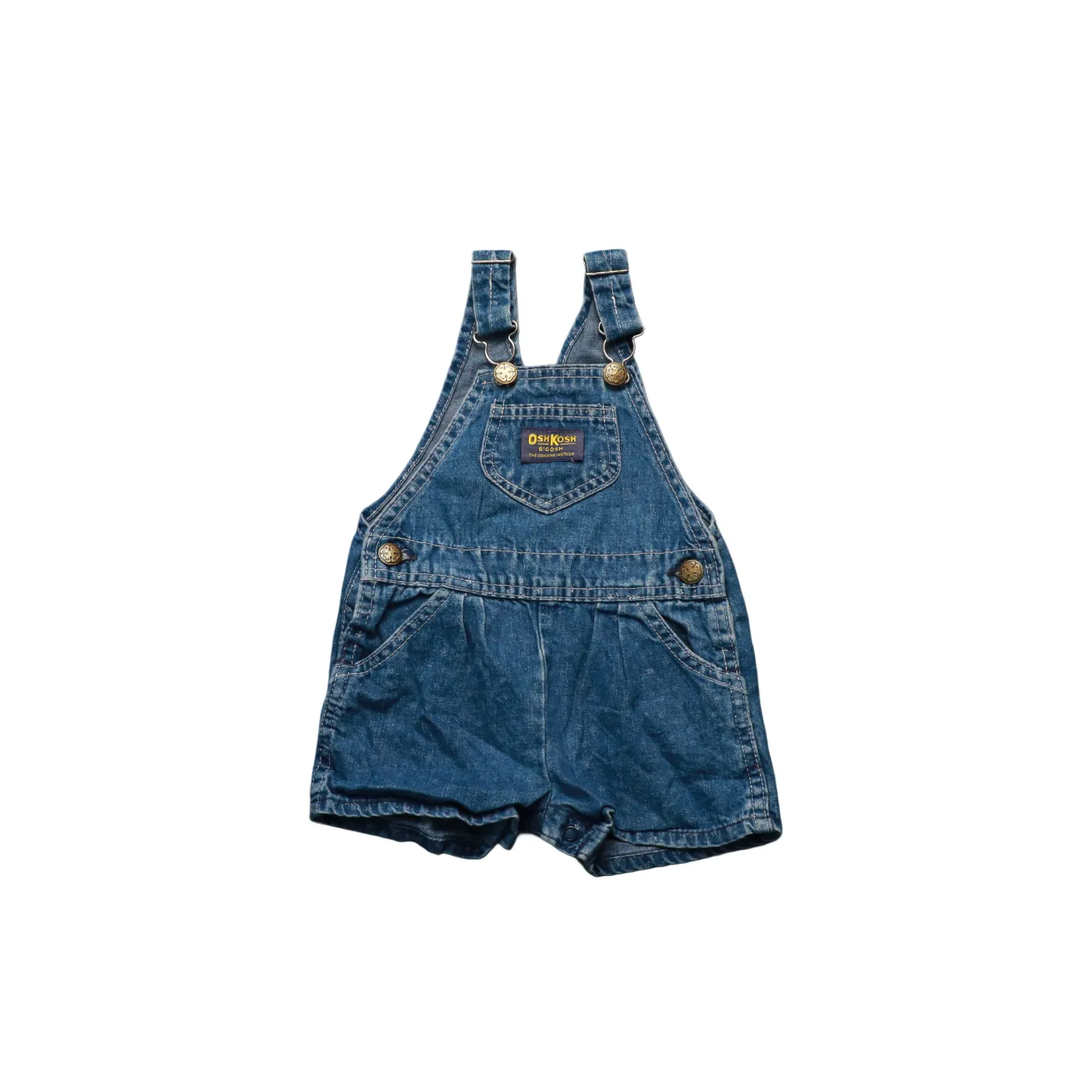 OshKosh Kids Shortall Dungarees Blue Age 12M