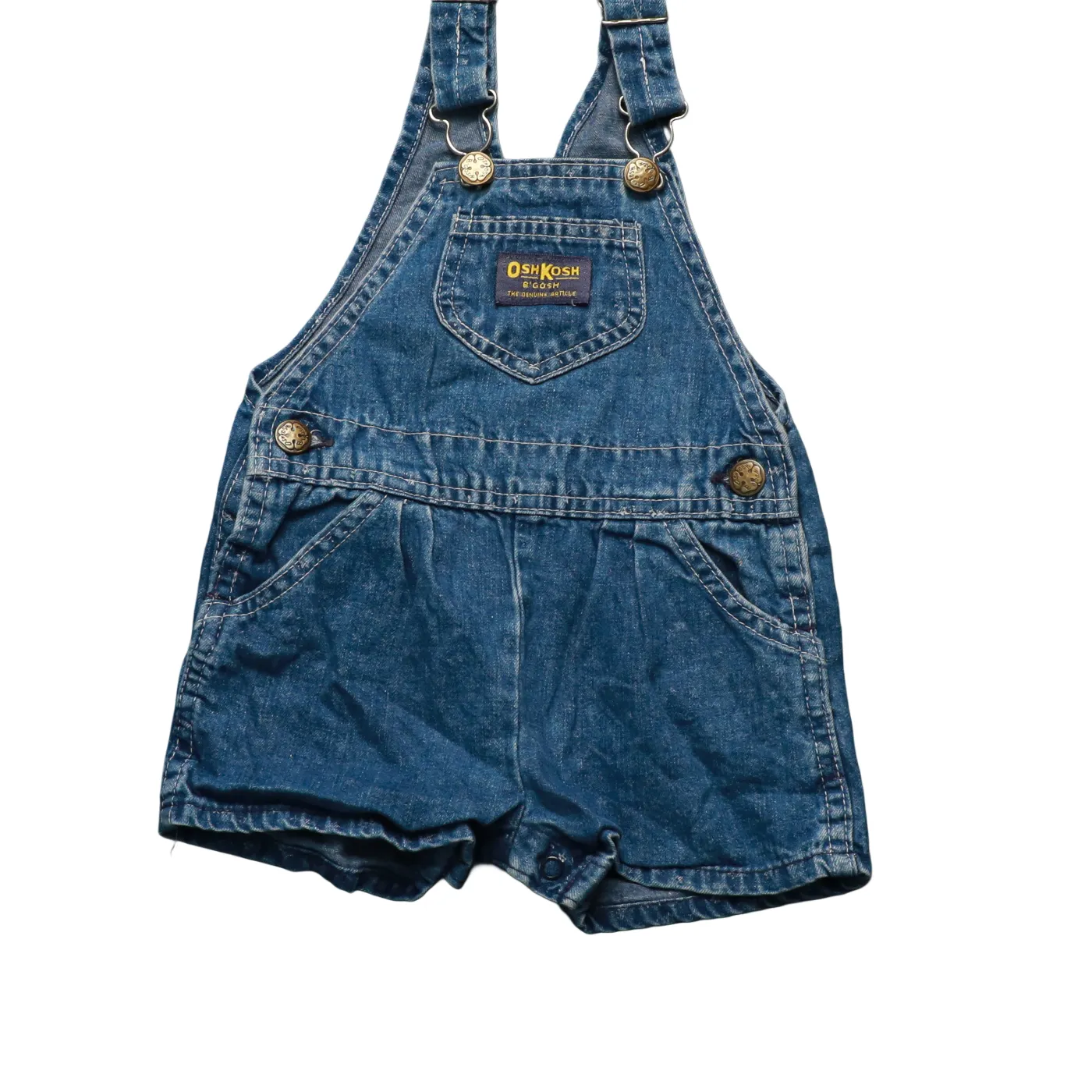 OshKosh Kids Shortall Dungarees Blue Age 12M