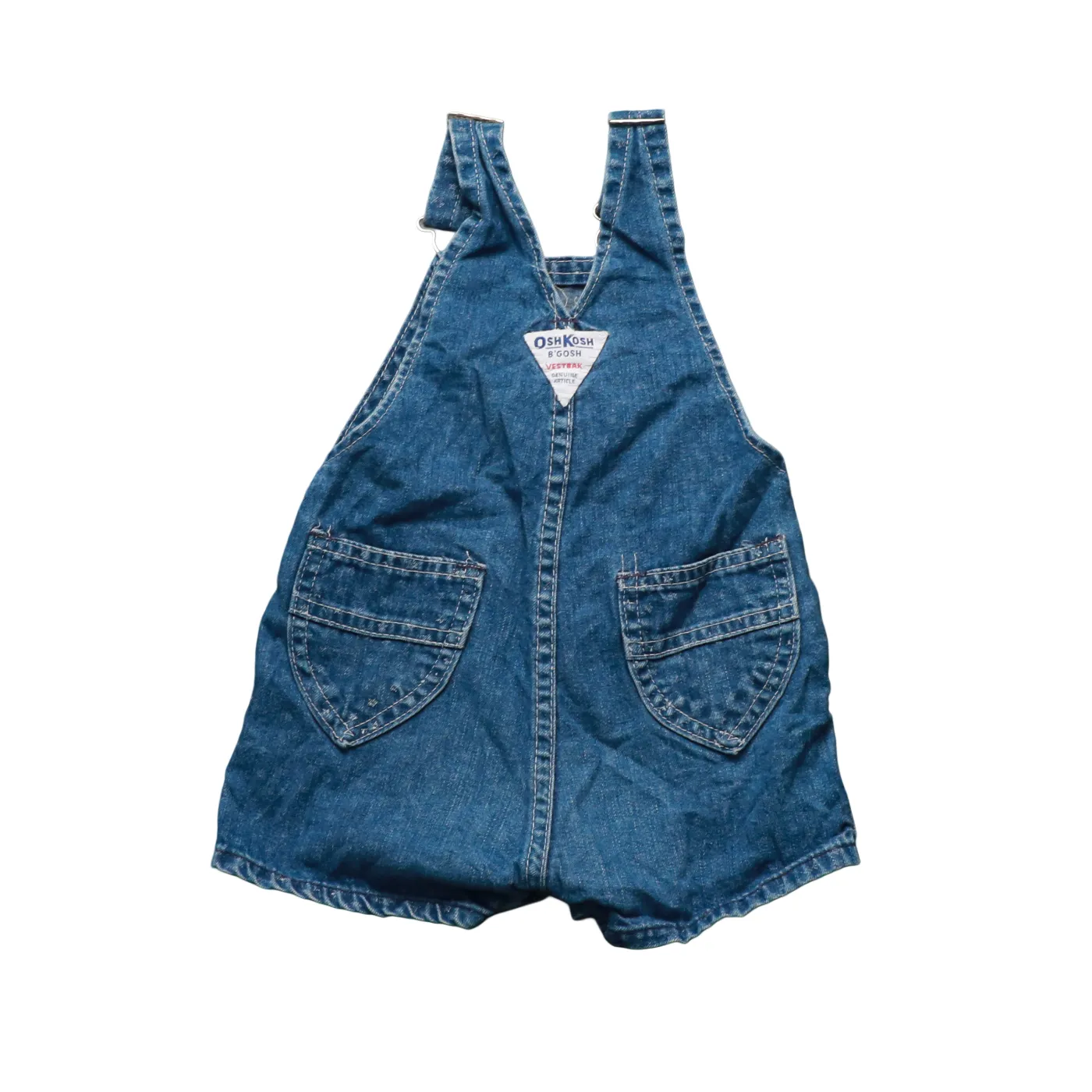 OshKosh Kids Shortall Dungarees Blue Age 12M