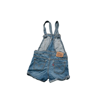 Levis Kids Shortall Dungarees Blue Age 4-5Y