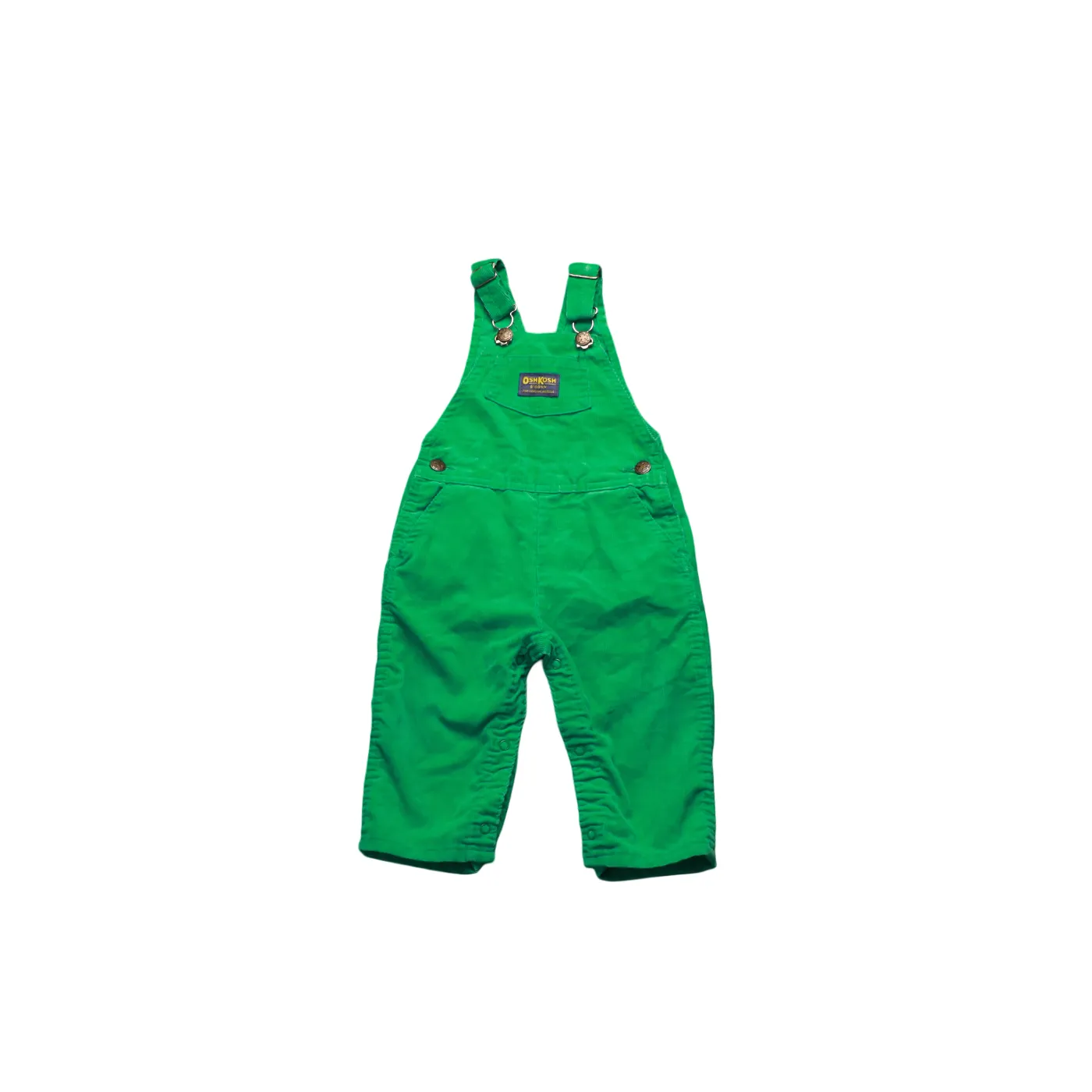 OshKosh Kids Corduroy Dungarees Green Age 24M
