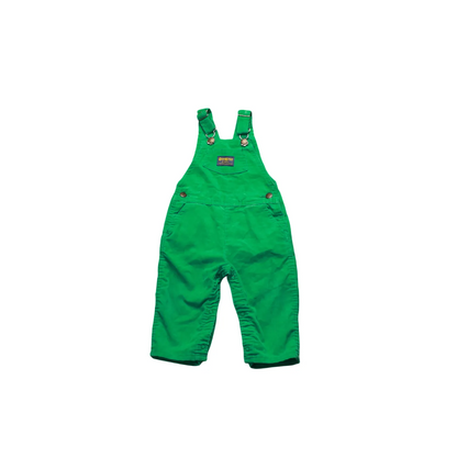 OshKosh Kids Corduroy Dungarees Green Age 24M