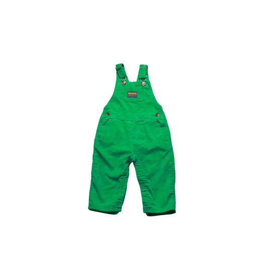 OshKosh Kids Corduroy Dungarees Green Age 24M