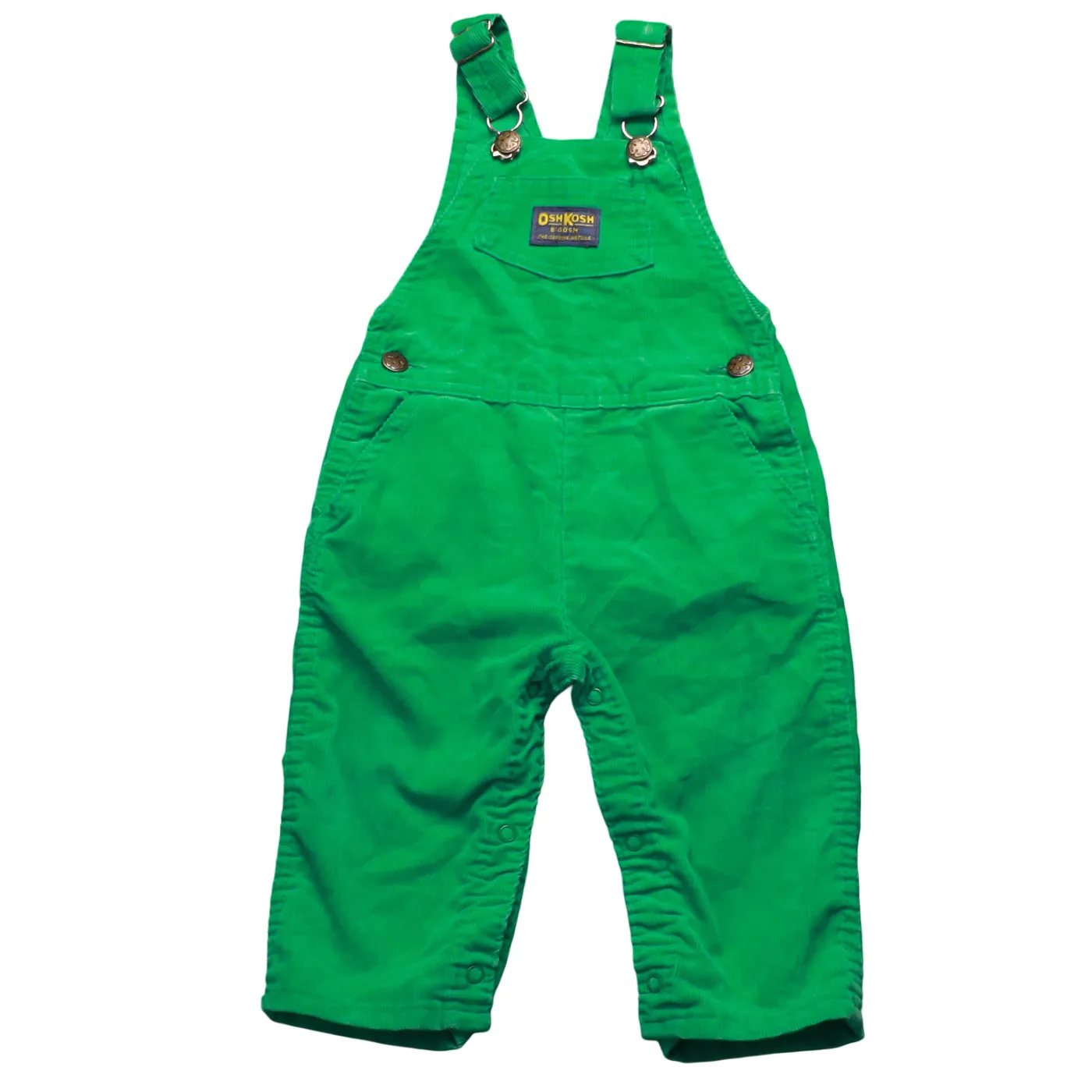 OshKosh Kids Corduroy Dungarees Green Age 24M