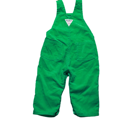 OshKosh Kids Corduroy Dungarees Green Age 24M