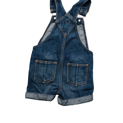 Gap Kids Shortall Dungarees Blue Age 18-24M