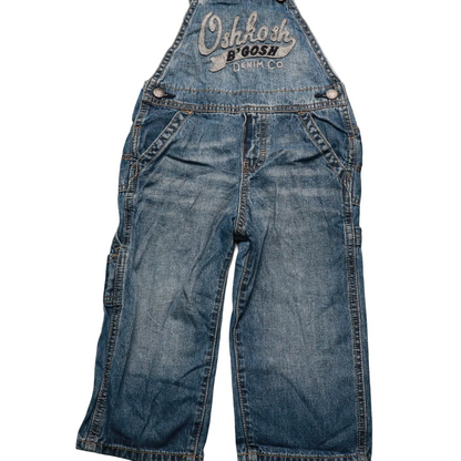 OshKosh Kids Logo Dungarees Blue Age 2T