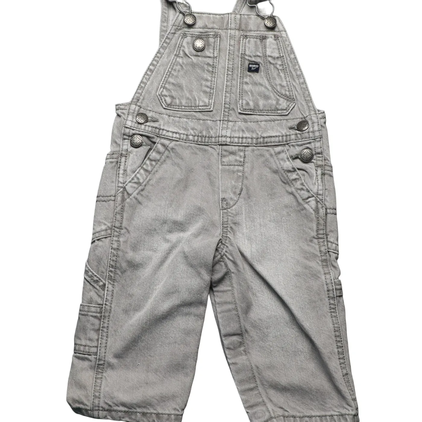 OshKosh Kids  Dungarees Grey Age 9M