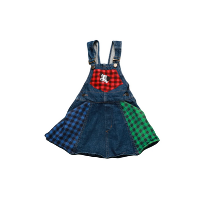 Disney Kids Dress Dungarees Blue Age 2T