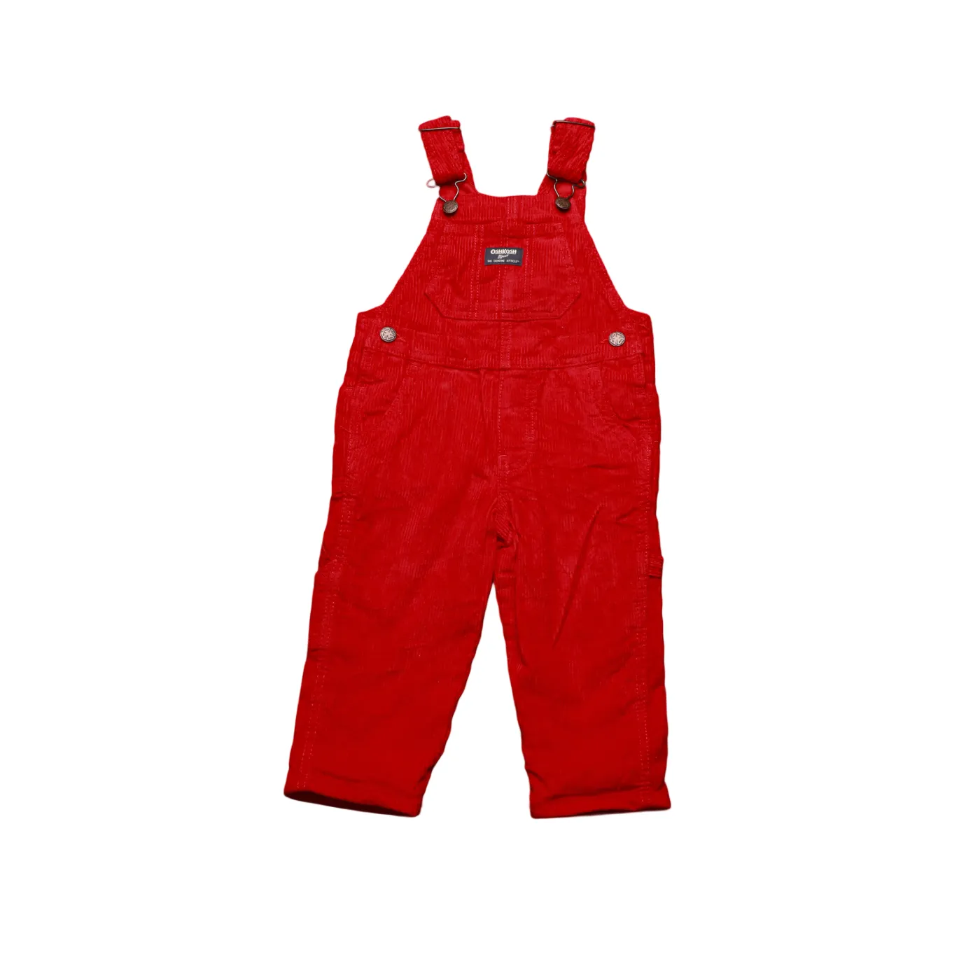 OshKosh Kids Corduroy Dungarees Red Age 2T